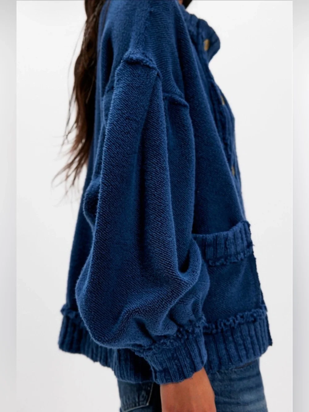 We The Free Cute in the Cardi Slouchy Cardigan - Picture 3 of 10